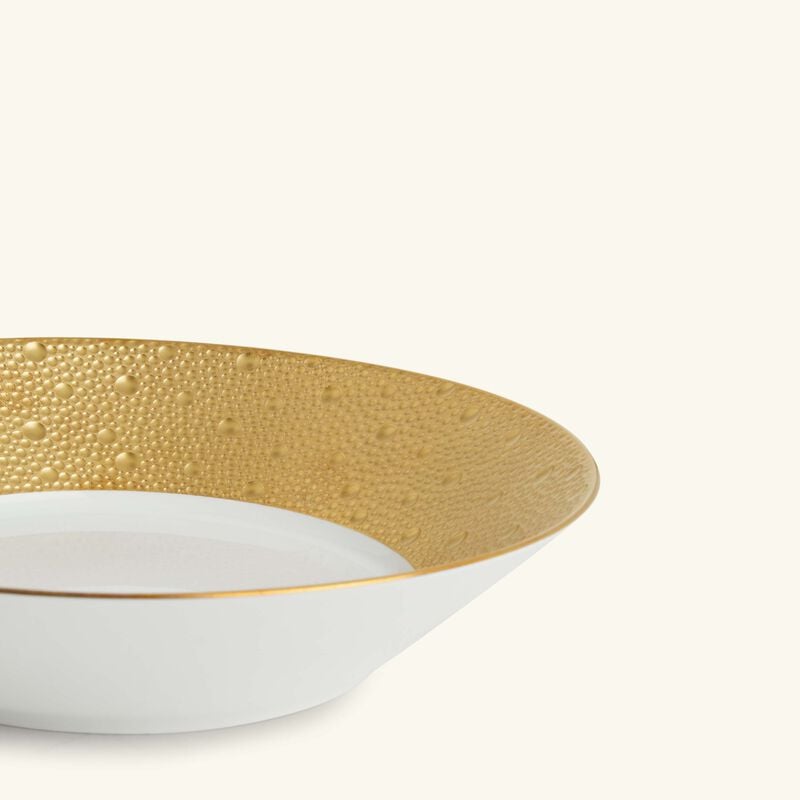 bernardaud ecume vegetable bowl gold