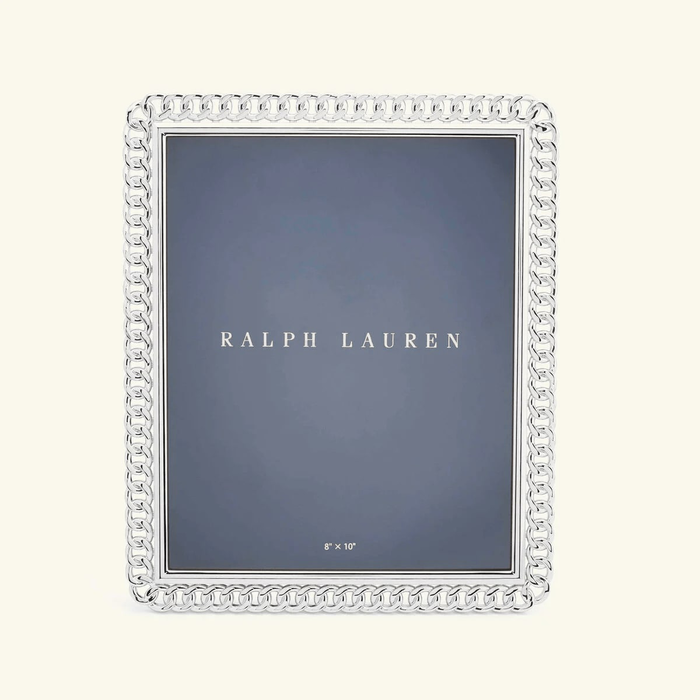 ralph lauren home blake picture frame silver plated 20x25cm