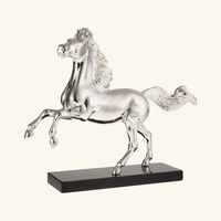 Lunar New Year Horse Sculpture Silver Plated christofle lunar new year horse sculpture silver plated