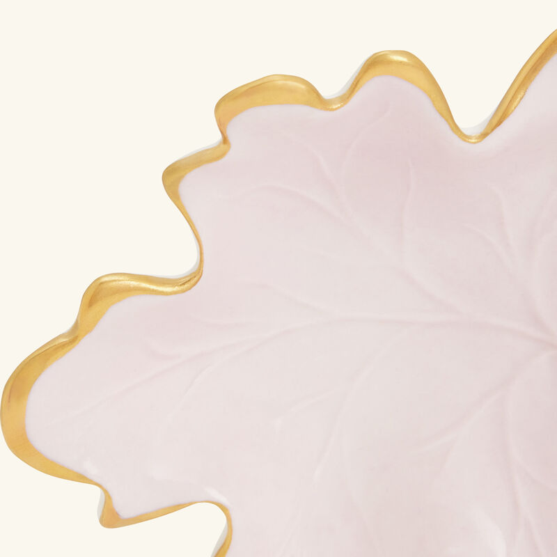 Autumn Fig Leaf Trinket Tray Small Pink villari autumn fig leaf trinket tray small pink
