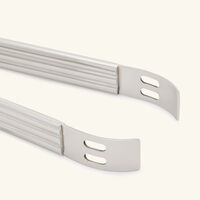 ralph lauren home thorpe ice bucket with tongs stainless steel