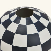 Damier Vase Medium White l objet damier vase medium white