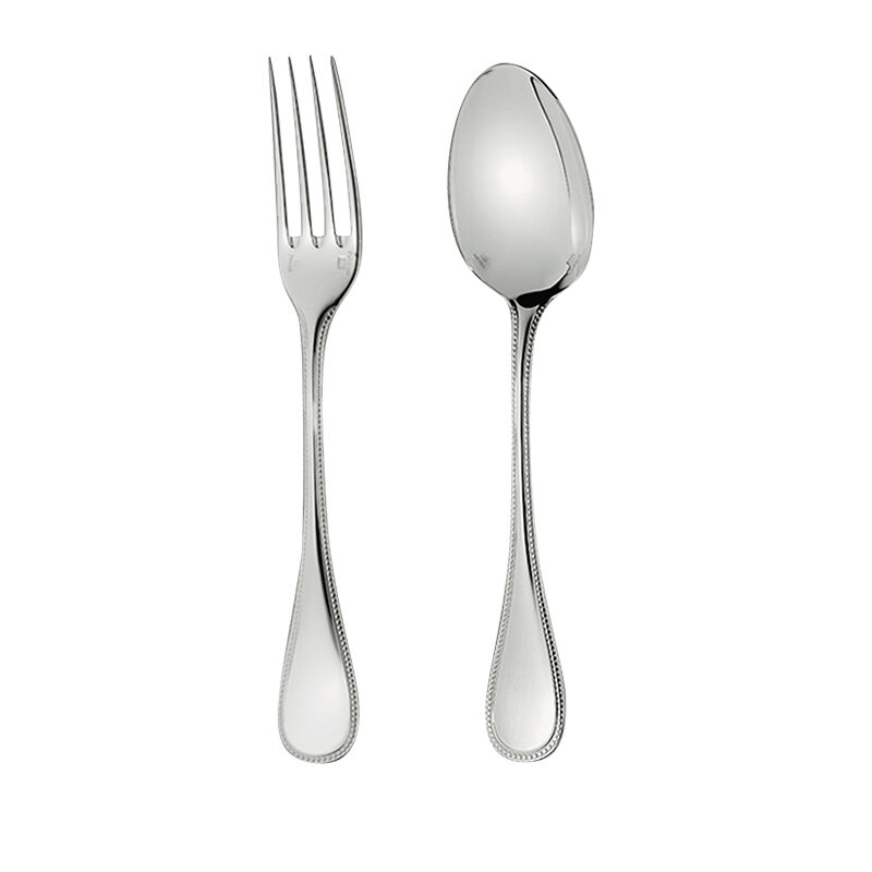 Perles Two-Piece Baby Flatware Set with Chest, large