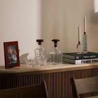 باكارا إناء لوكسور باللون الأحمر