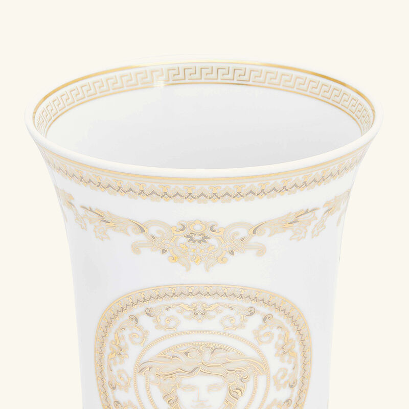 versace medusa gala vase small white