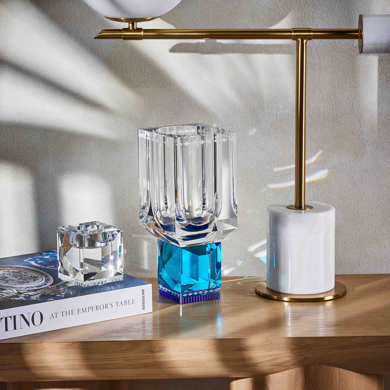 Ohio Vase Medium Blue reflections copenhagen ohio vase medium blue