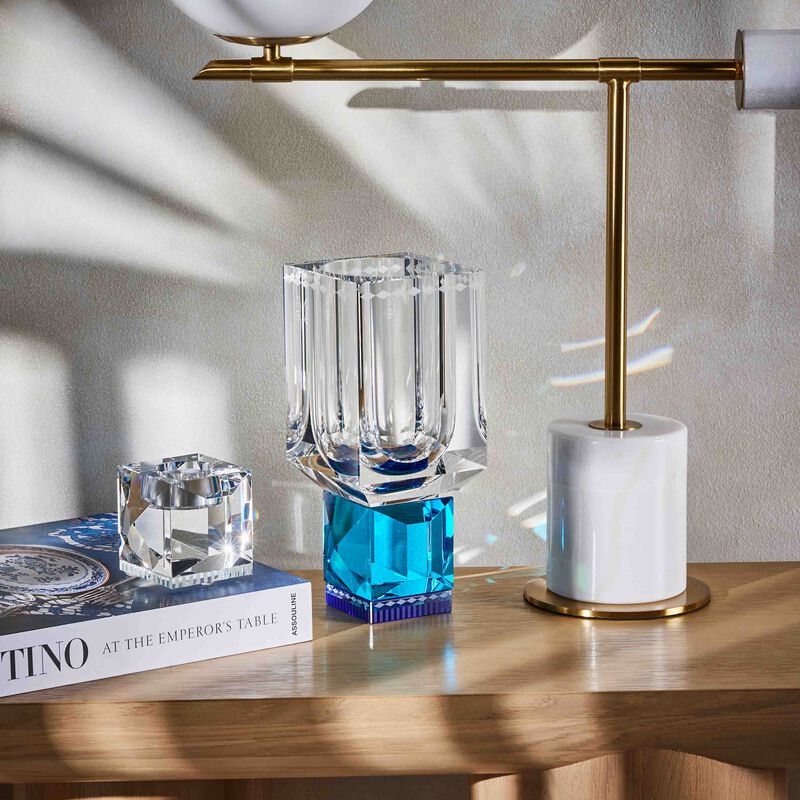 Ohio Vase Medium Blue reflections copenhagen ohio vase medium blue