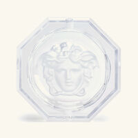 Medusa Lumiere Ashtray Octagonal Small Clear versace medusa lumiere ashtray octagonal small clear