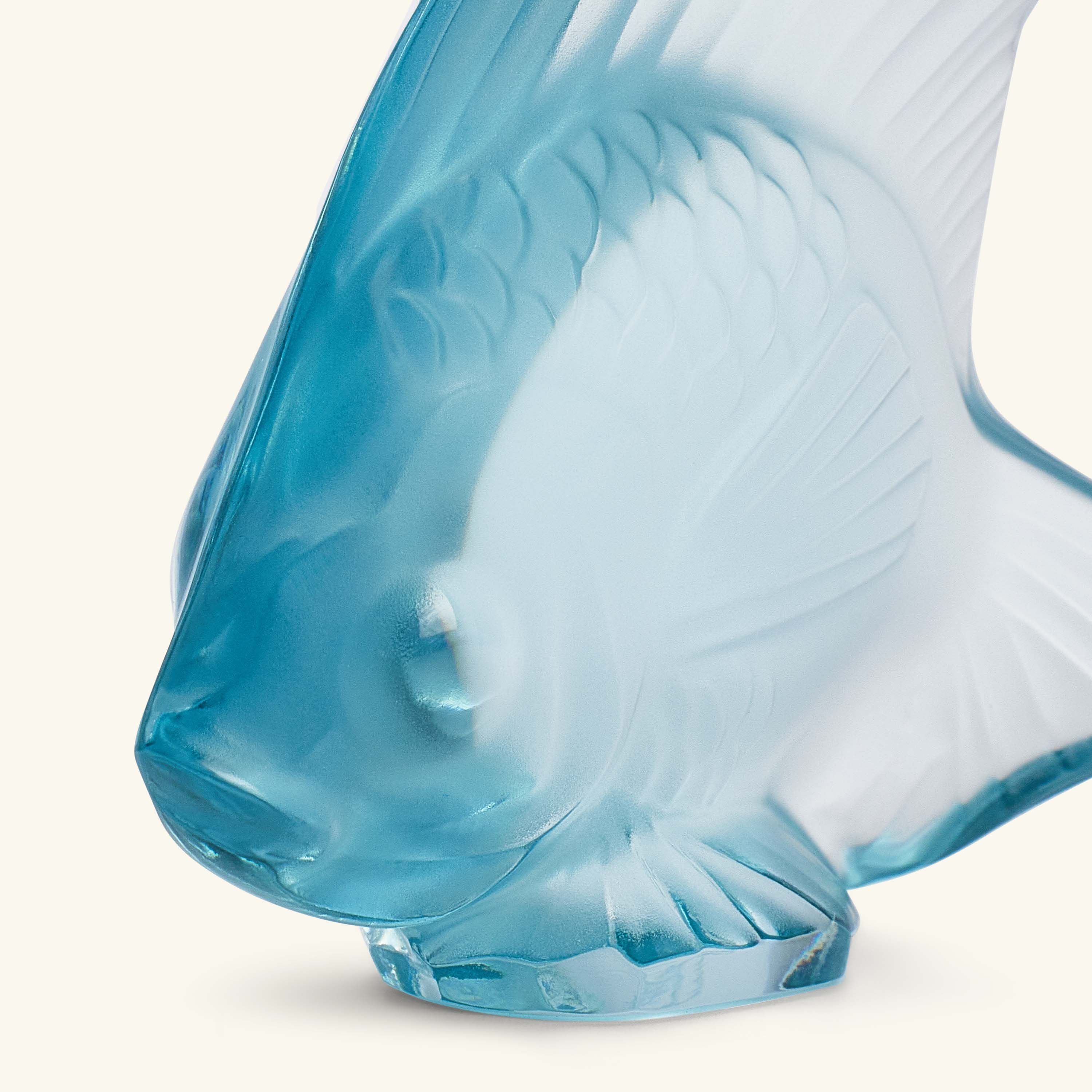 Lalique Fish Figurine Mini Persepolis Blue | Tanagra UAE