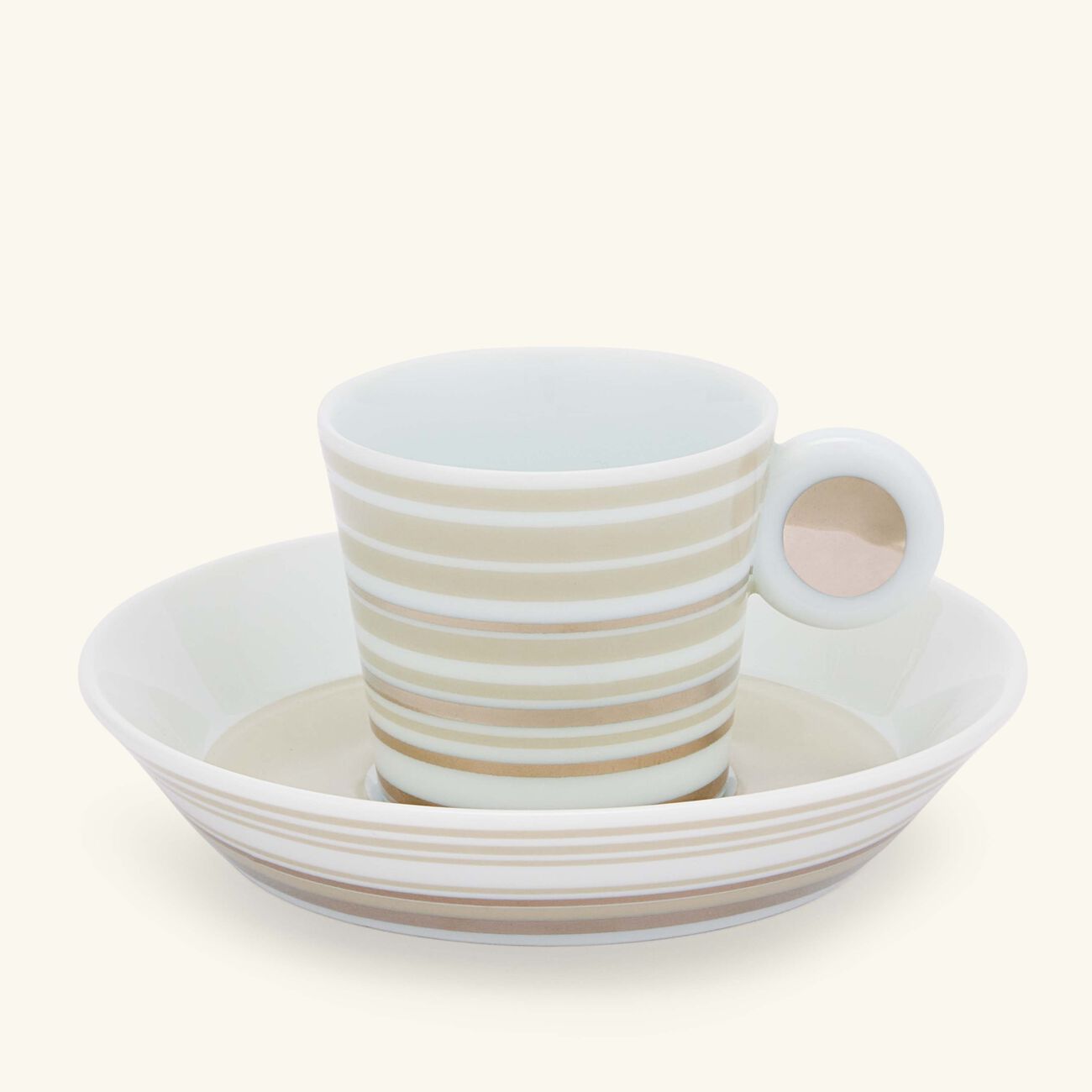 Lampeduza Coffee Cup & Saucer Silver Set Of 6 bernardaud lampeduza coffee cup saucer silver set of 6