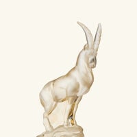 Ibex Sculpture Gold lalique ibex sculpture gold