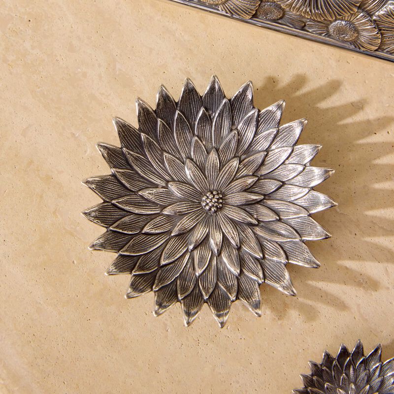 buccellati anemone flower bowl small silver