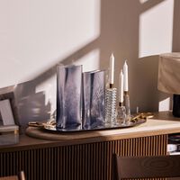 mario cioni   c oval shadow vase small clear