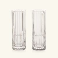 baccarat harmonie collins drinking glass clear set of 2