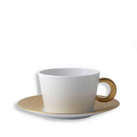 Ecume Or Breakfast Cup & Saucer, small