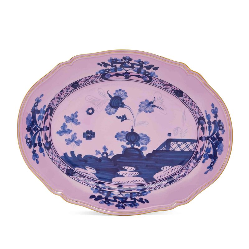 Oriente Italiano Pink Platter, large
