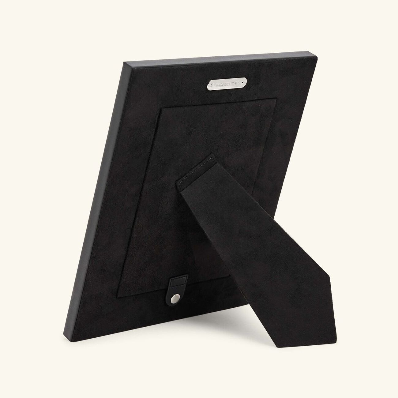 ralph lauren home penthouse garrett leather frame black 13x18 cm