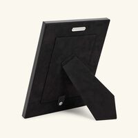 ralph lauren home penthouse garrett leather frame black 13x18 cm