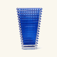 باكارا مزهرية آي مستطيلة متوسطة زرقاء