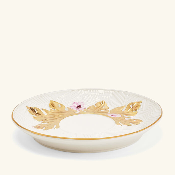 villari acapulco tea cup   saucer clear