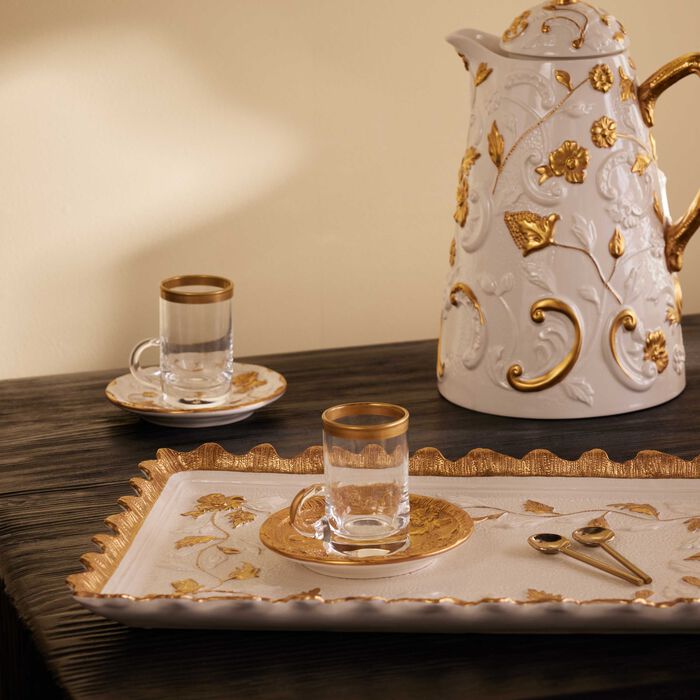 Taormina Arabic Tea Cup Gold villari taormina arabic tea cup gold