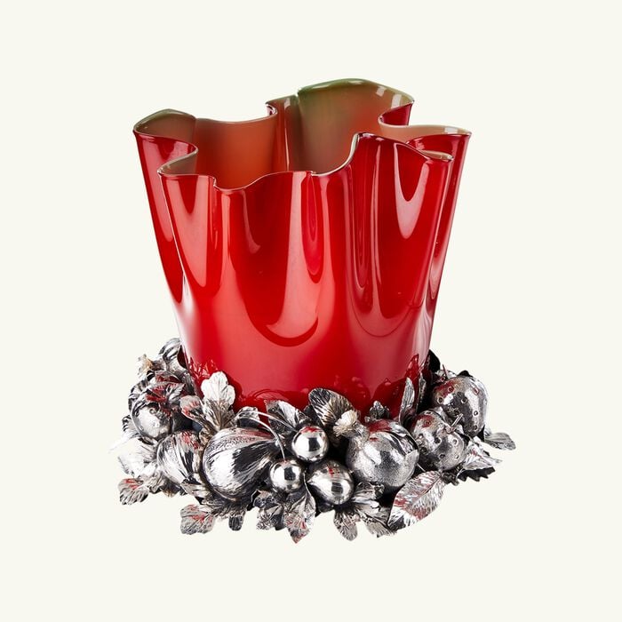 buccellati rosso maraviglia medium vase red medium