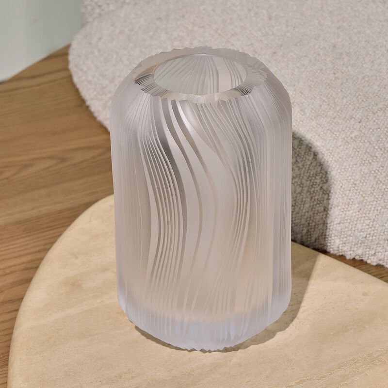 Metropolis Icona Vase Medium Clear ruckl metropolis icona vase medium clear
