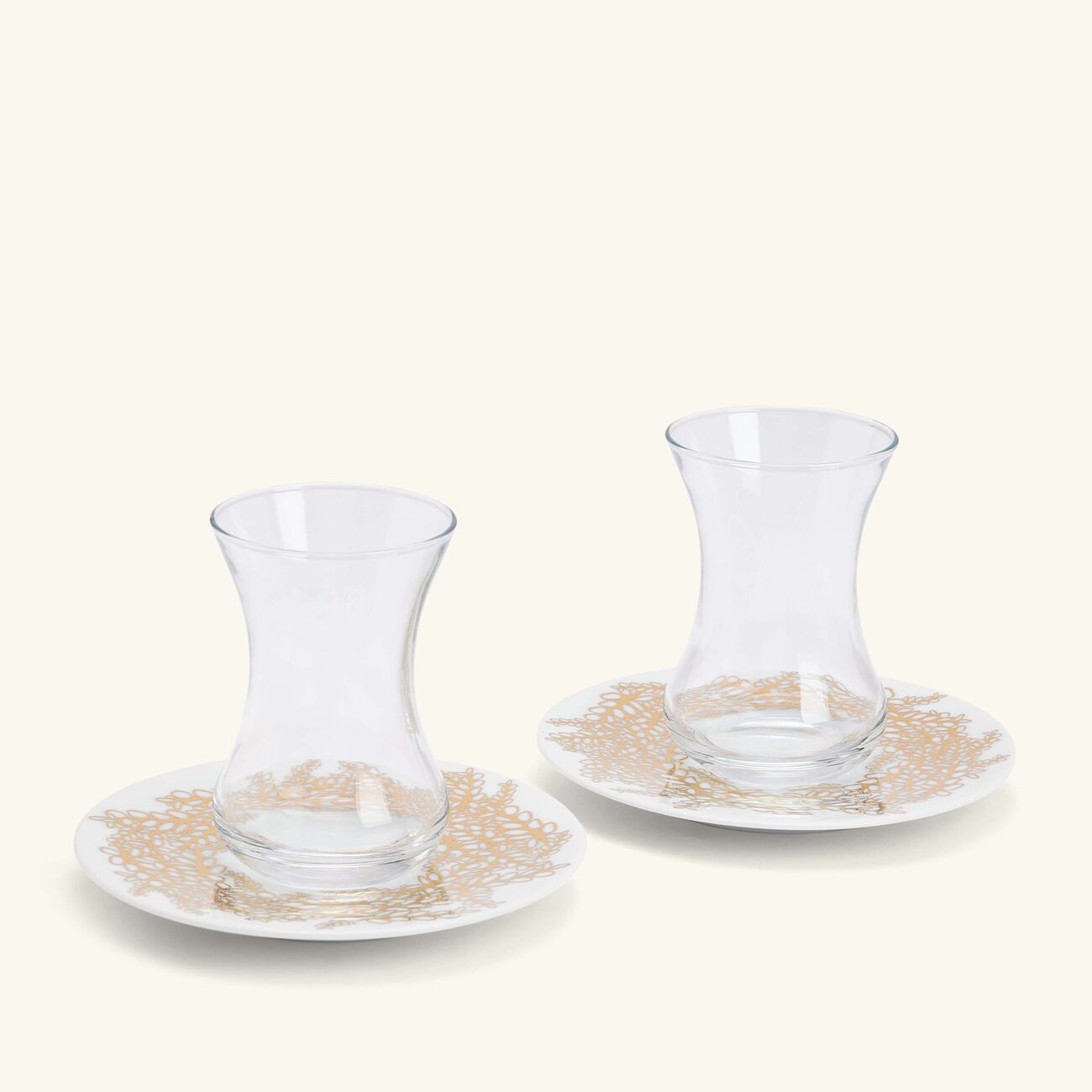 silsal tamrah by razan alazzouni tara arabic tea cup   saucer gold set of 2