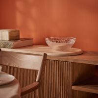 دملاج وعاء  ثلث  الشفاف للتقديم