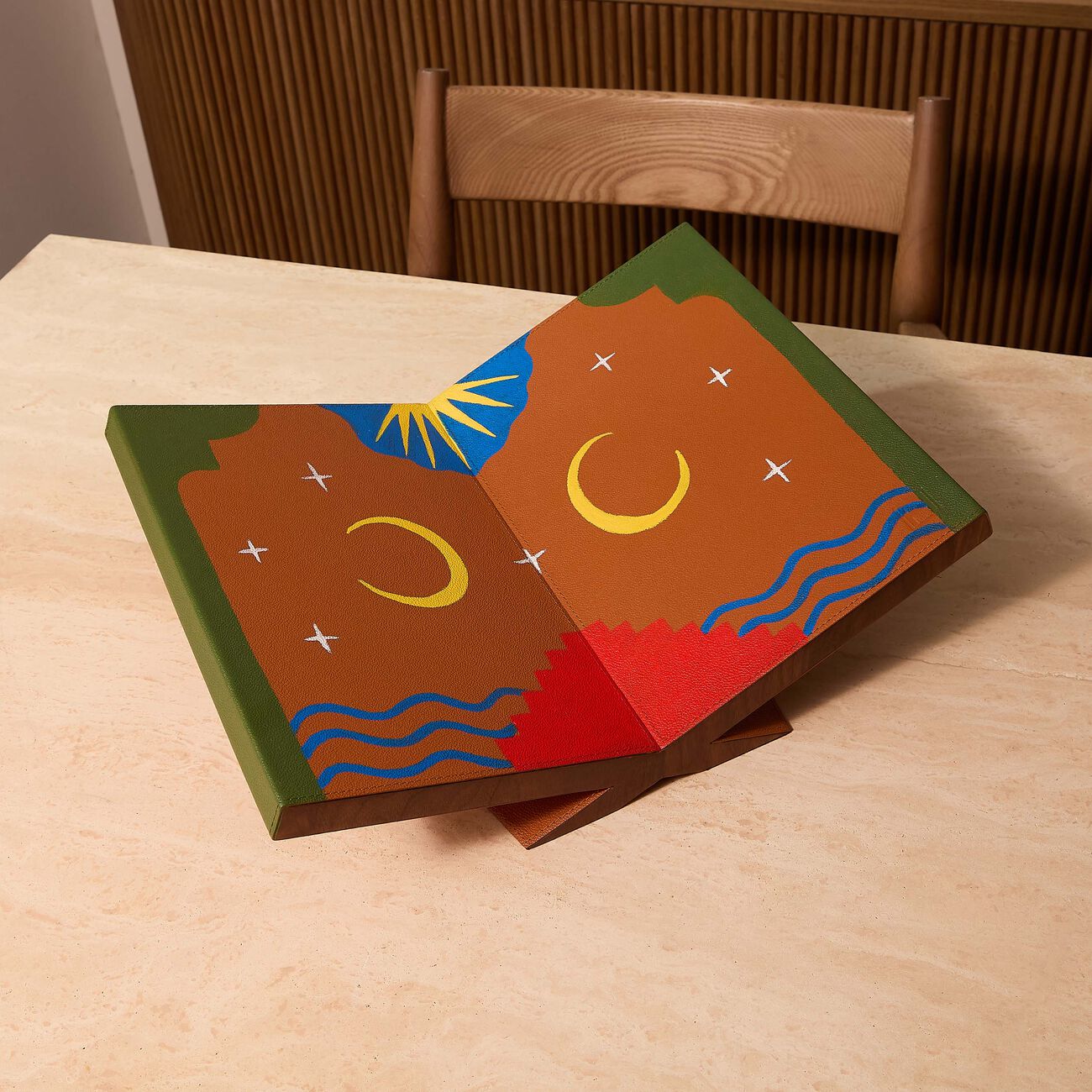 assouline culture classic bookstand camel