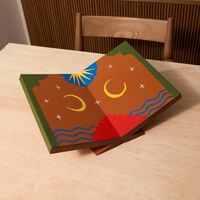 assouline culture classic bookstand camel