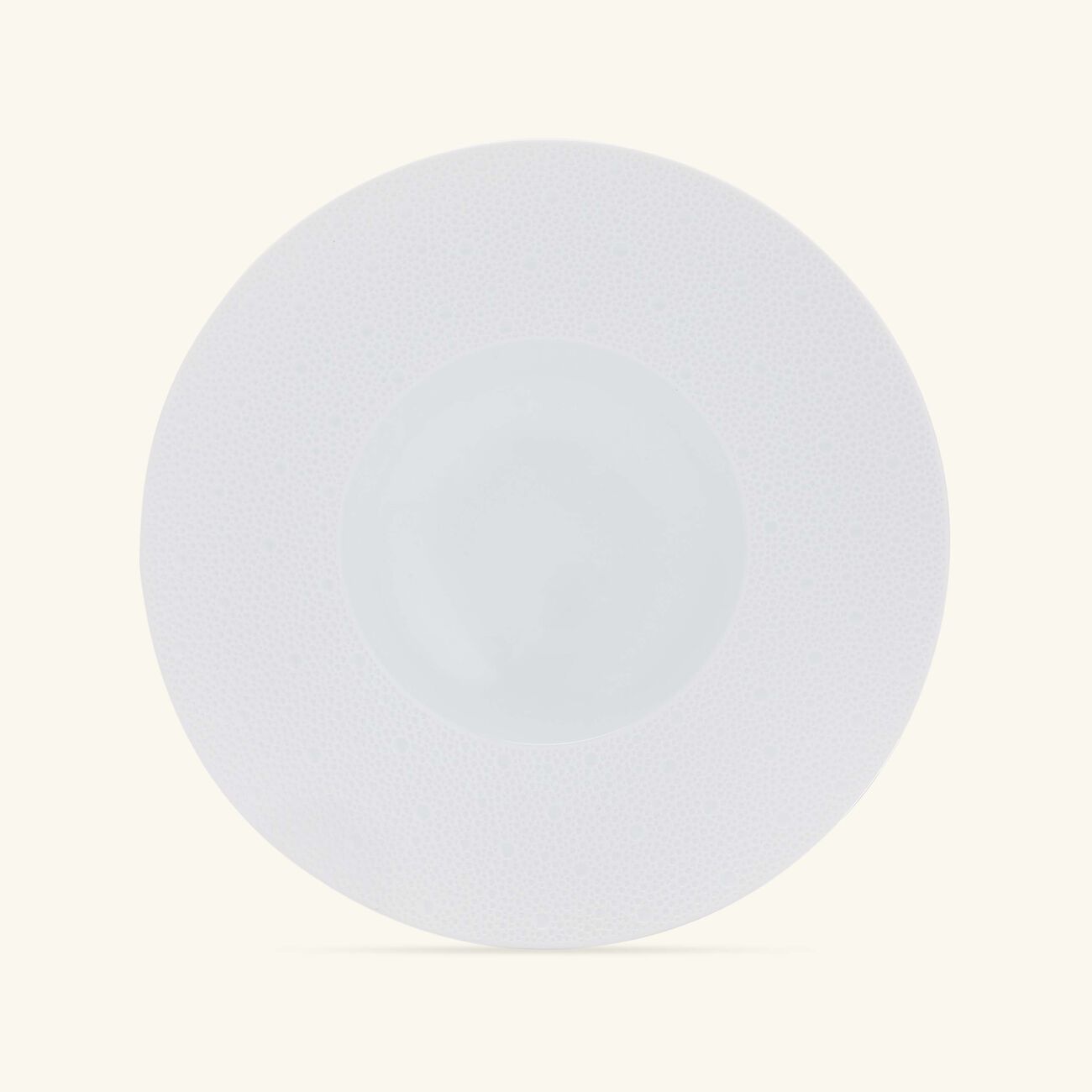 Ecume Soup Plate Round White 27cm bernardaud ecume soup plate round white 27cm
