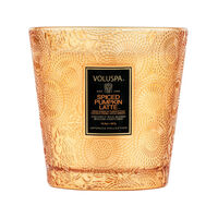 voluspa spiced pumpkin latte 2 wick hearth candle