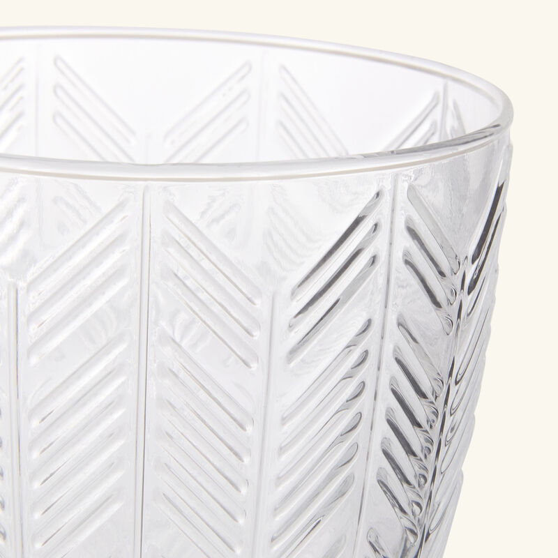 missoni home zig zag wine glass clear