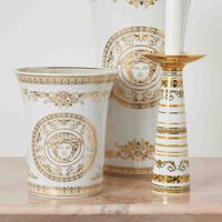 versace medusa gala vase small white