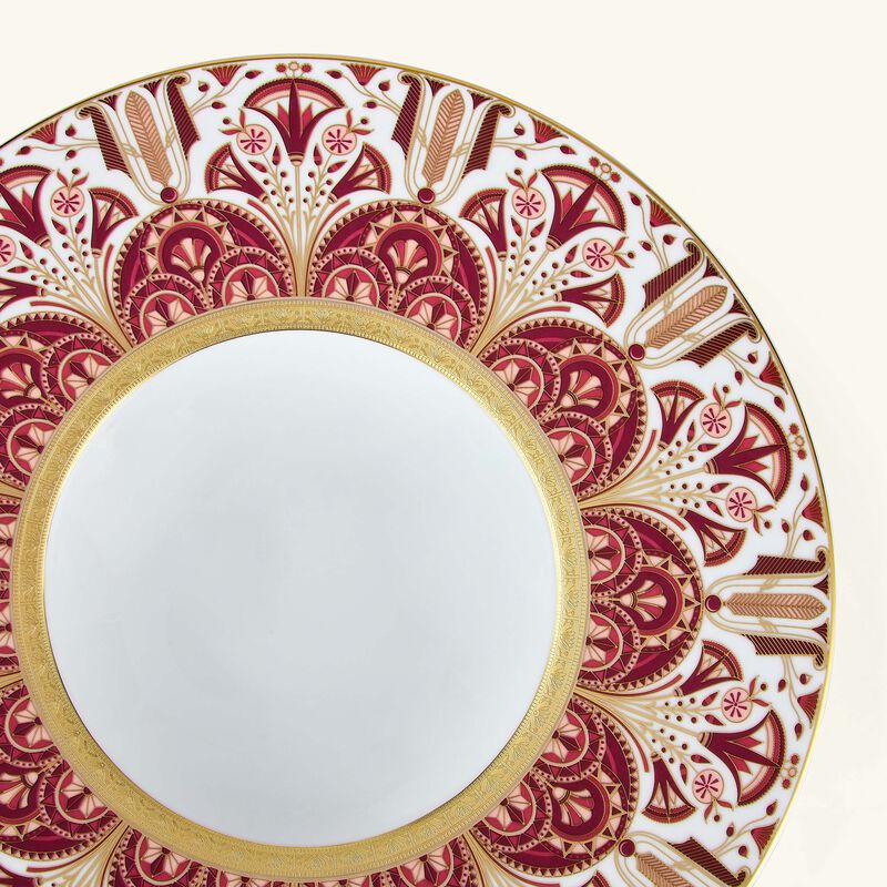 Reves Du Nil Pourpre Large Rim Soup Plate Red 27cm haviland reves du nil pourpre large rim soup plate red 27cm