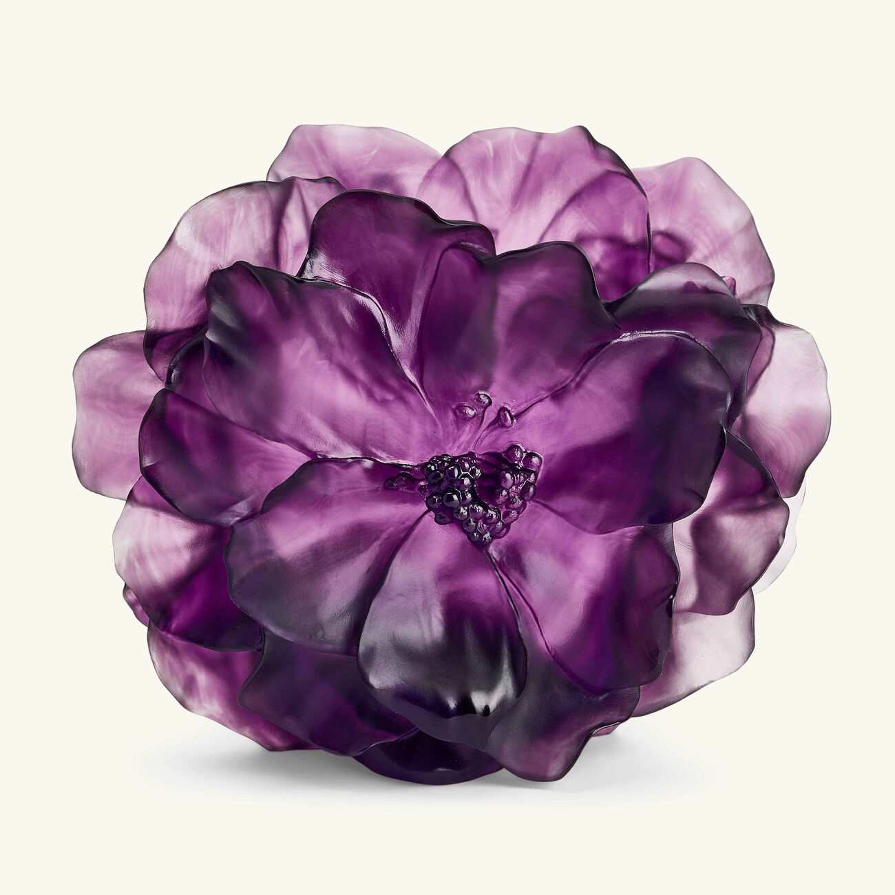 daum camellia vase medium pink