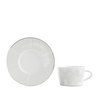 bernardaud silva tea cup   saucer   set of 2