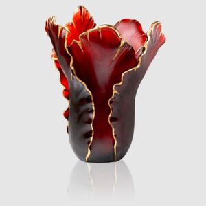 Tulipe Magnum Vase Red & Gold, medium