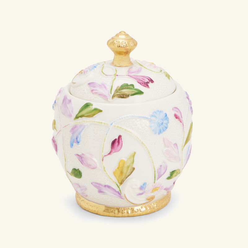 villari taormina sugar bowl white