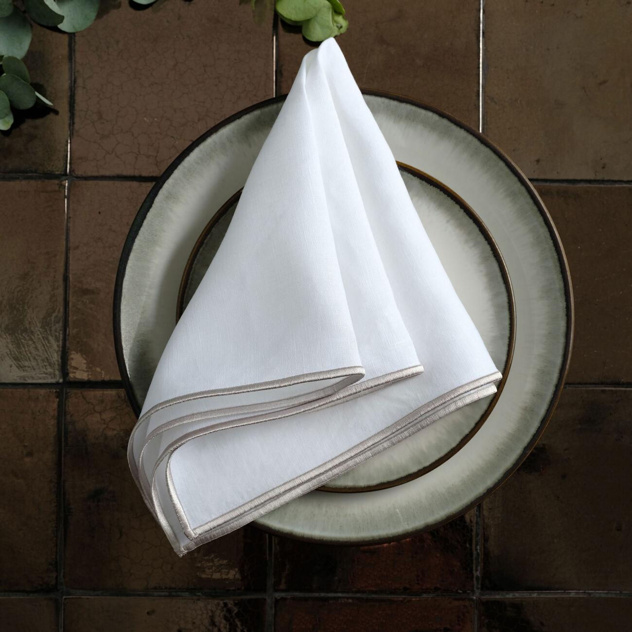 Silver Boho Linen Set catherine denoual silver boho linen set