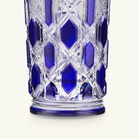 baccarat tsar highball drinking glass blue