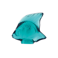 Turquoise Blu Fish Sculpture, small