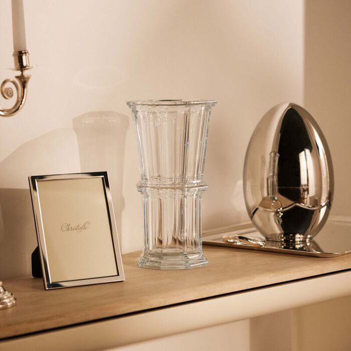 baccarat harcourt 1841 vase medium clear