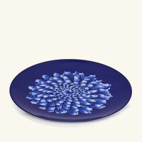 bernardaud in bloom service plate round blue 31cm