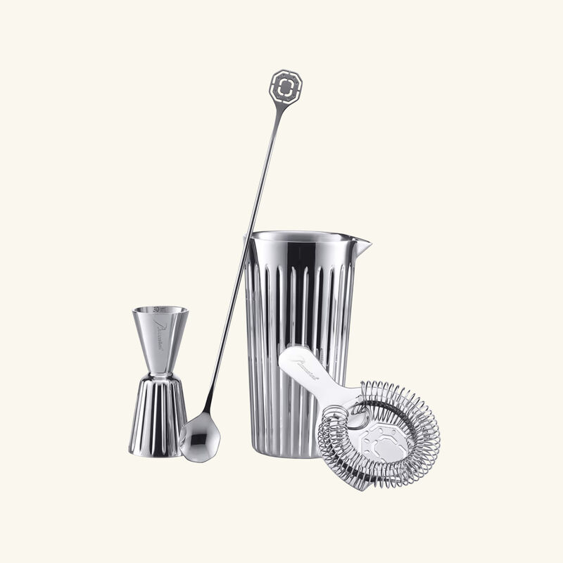 baccarat harmonie bar accessories stainless steel set of 4