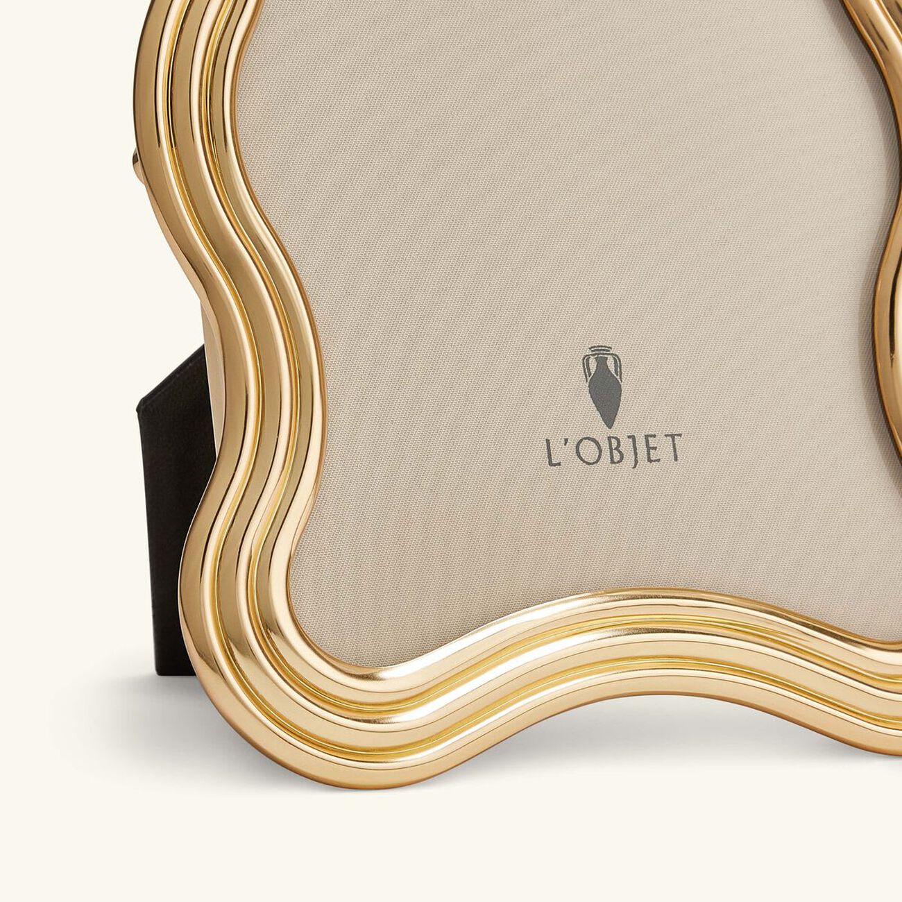 l objet ripple frame 13x18 cm gold