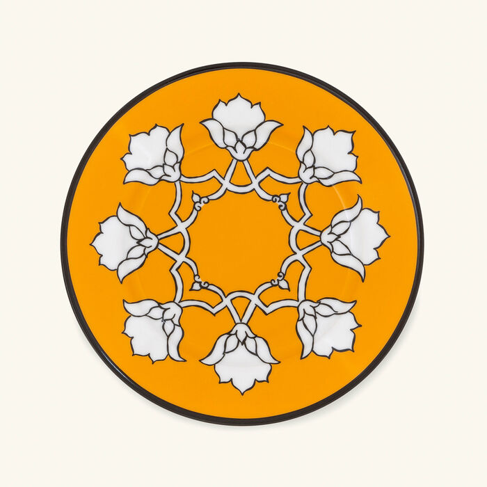 pinto paris jaipur bread plate round yellow 15cm