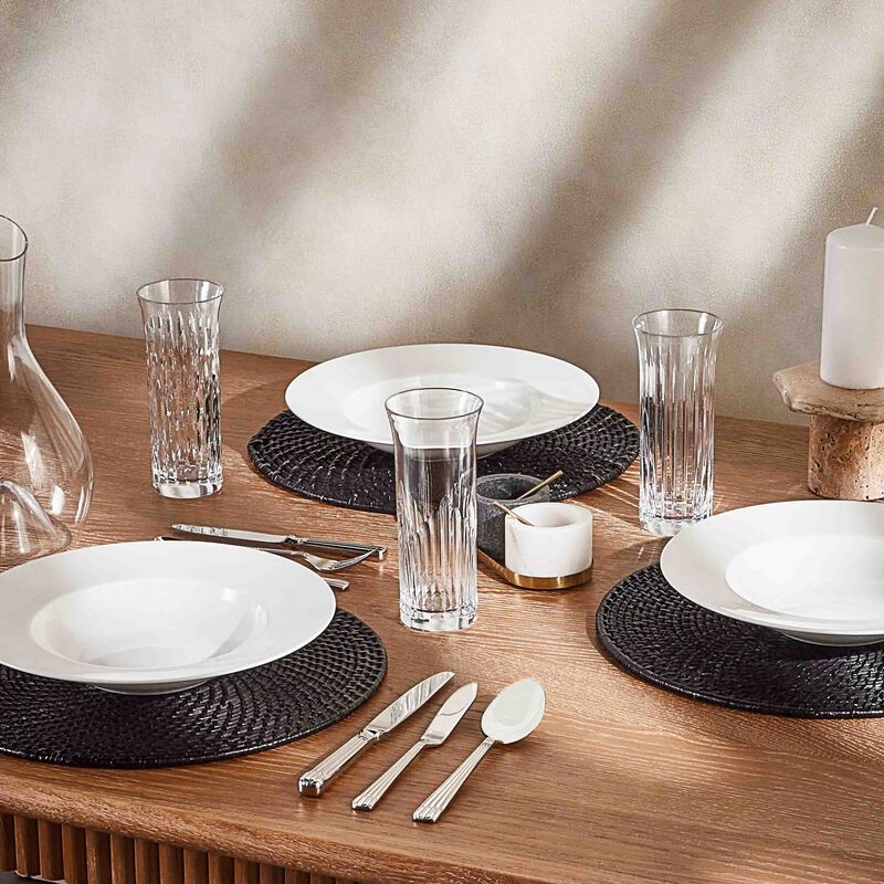 باكارا طقم فلورا مؤلف من 3 مزهريات صغيرة شفافة