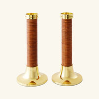 Riviera Candle Holder Brown Set Of 2 jonathan adler riviera candle holder brown set of 2